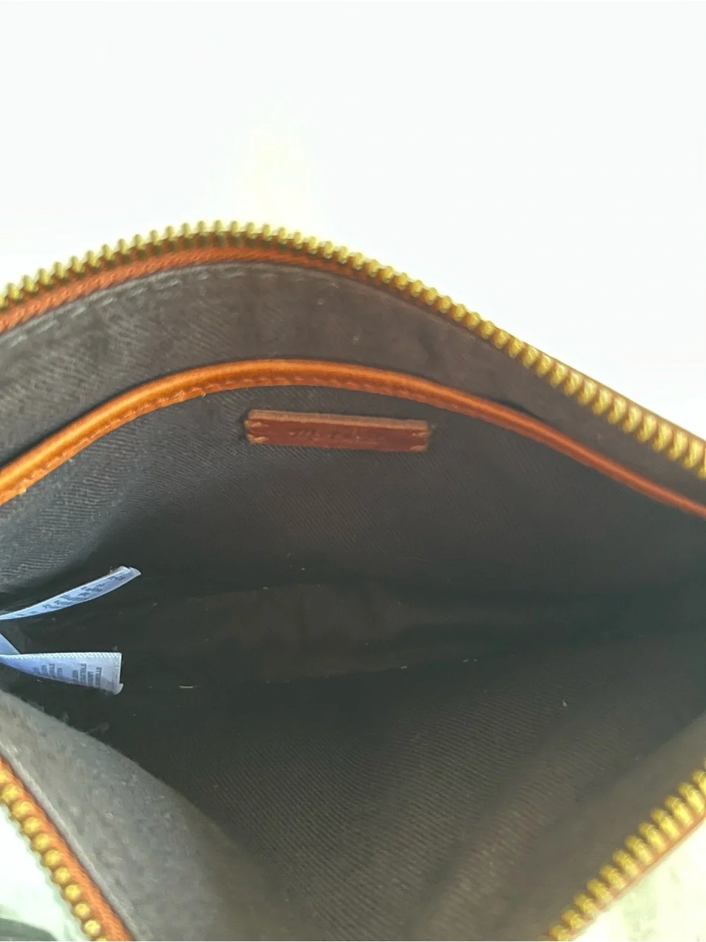Madewell Leather Crossbody Bag Brown Small Minimalist Preppy Adjustable EUC